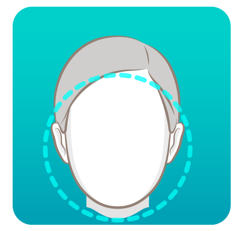 Ilustración de un rostro redondo